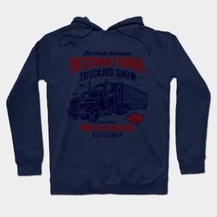 18 Wheeler Big Trucks Eighteen Wheeler Truck Show North Carolina Hoodie